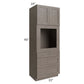 RTA Natural Grey Shaker 33" x 90" Oven Cabinet