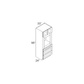 RTA Natural Grey Shaker 33" x 96" Oven Cabinet with 1 Decorative Panel