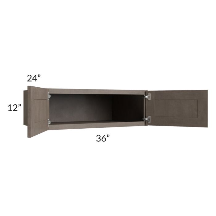 RTA Natural Grey Shaker 36" x 12" x 24" Wall Cabinet
