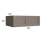 RTA Natural Grey Shaker 36" x 12" x 24" Wall Cabinet