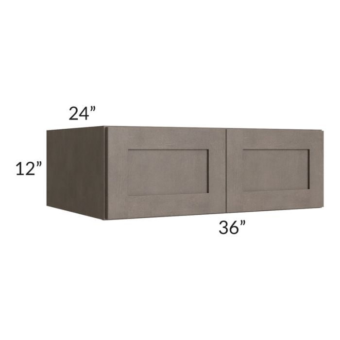 RTA Natural Grey Shaker 36" x 12" x 24" Wall Cabinet