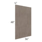 RTA Natural Grey Shaker 48" x 36" Finished Back Panel