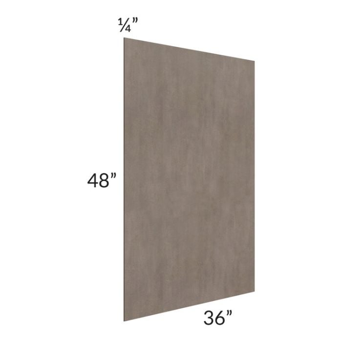 RTA Natural Grey Shaker 48" x 36" Finished Back Panel