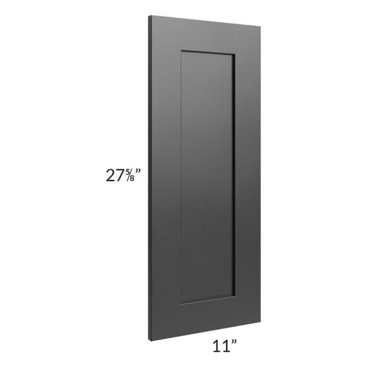 RTA Onyx Black Shaker 12" x 30" Wall Decorative Panel