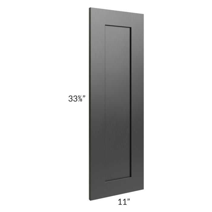 RTA Onyx Black Shaker 12" x 36" Wall Decorative Panel