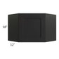 RTA Onyx Black Shaker 24" x 18" Appliance Garage