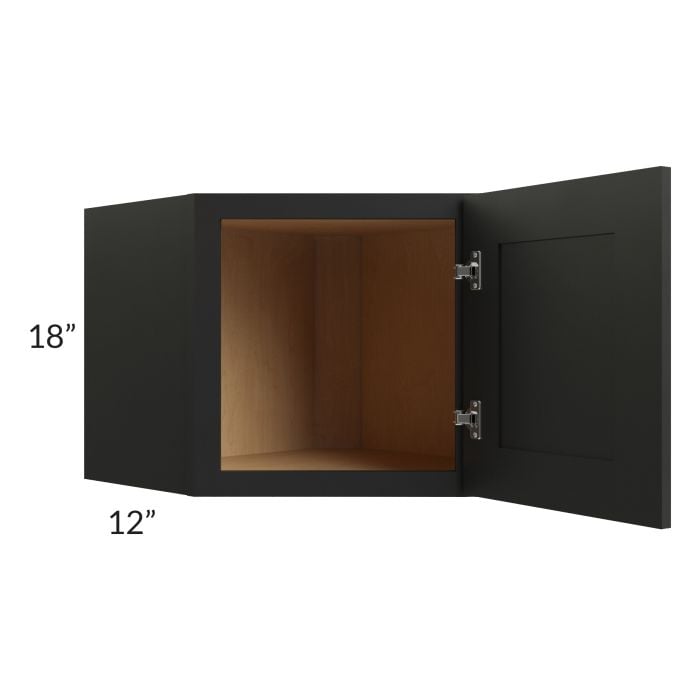 RTA Onyx Black Shaker 24" x 18" Appliance Garage