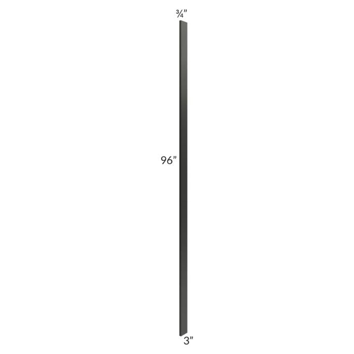 RTA Onyx Black Shaker 3" x 96" Wall Filler