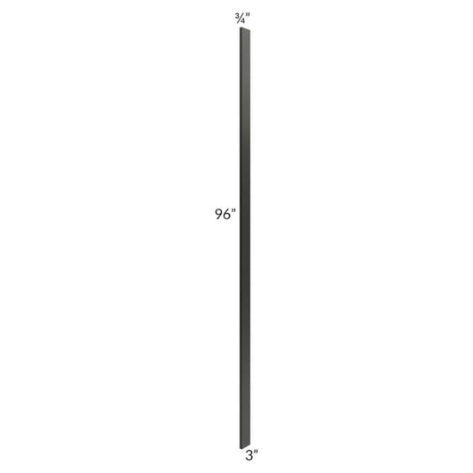 RTA Onyx Black Shaker 3" x 96" Wall Filler