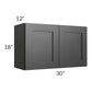 RTA Onyx Black Shaker 30" x 18" Wall Cabinet