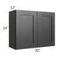 RTA Onyx Black Shaker 30" x 24" Wall Cabinet