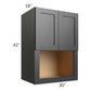RTA Onyx Black Shaker 30" x 42" Microwave Cabinet