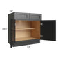 RTA Onyx Black Shaker 33" Base Cabinet