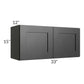 RTA Onyx Black Shaker 33" x 15" Wall Cabinet