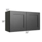 RTA Onyx Black Shaker 33" x 18" Wall Cabinet