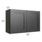 RTA Onyx Black Shaker 33" x 21" Wall Cabinet