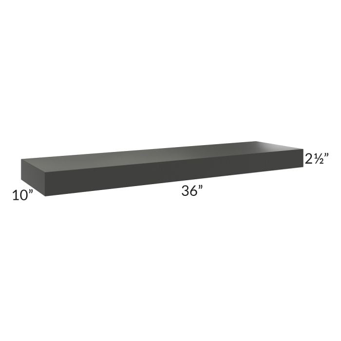 RTA Onyx Black Shaker 36" Floating Shelf