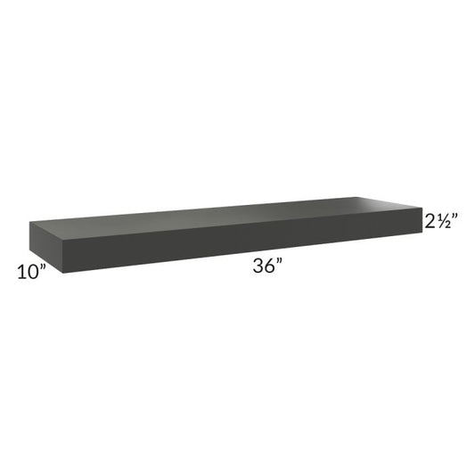 RTA Onyx Black Shaker 36" Floating Shelf