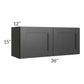 RTA Onyx Black Shaker 36" x 15" Wall Cabinet