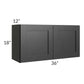 RTA Onyx Black Shaker 36" x 18" Wall Cabinet