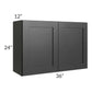 RTA Onyx Black Shaker 36" x 24" Wall Cabinet