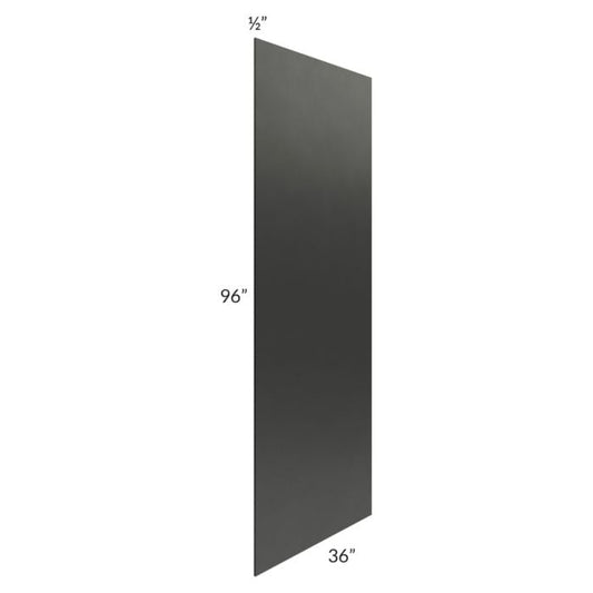 RTA Onyx Black Shaker 36" x 96" Island Panel