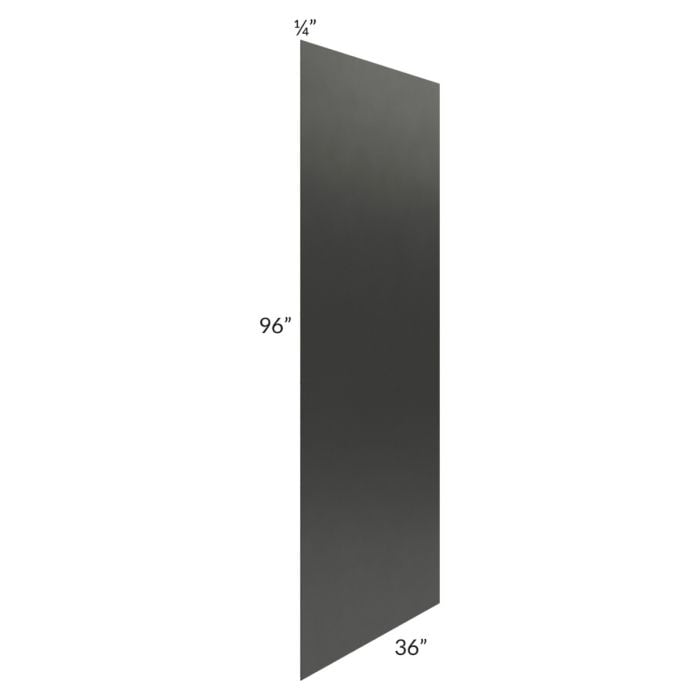 RTA Onyx Black Shaker 36" x 96" Stained Plywood
