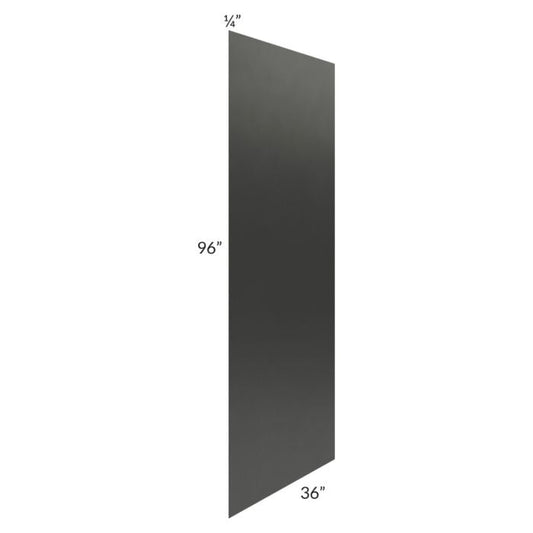 RTA Onyx Black Shaker 36" x 96" Stained Plywood