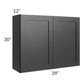 RTA Onyx Black Shaker 39" x 30" Wall Cabinet