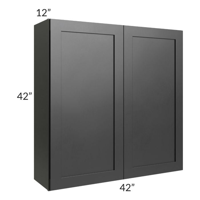 RTA Onyx Black Shaker 42" x 42" Wall Cabinet