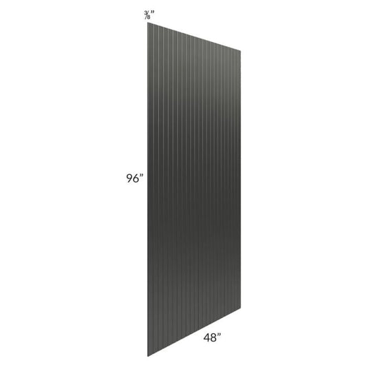 RTA Onyx Black Shaker 48" x 96" Beadboard Panel