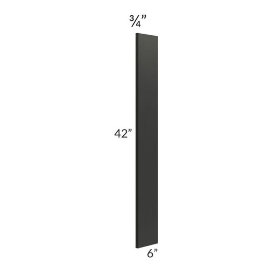 RTA Onyx Black Shaker 6" x 42" Wall Filler