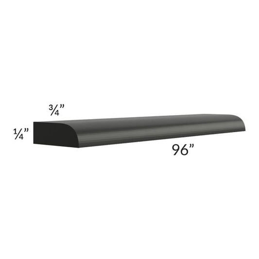 RTA Onyx Black Shaker 8' Scribe Molding