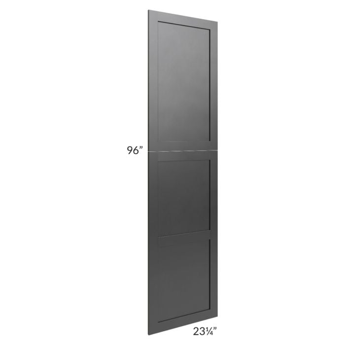 RTA Onyx Black Shaker 96" Tall Decorative End Panel