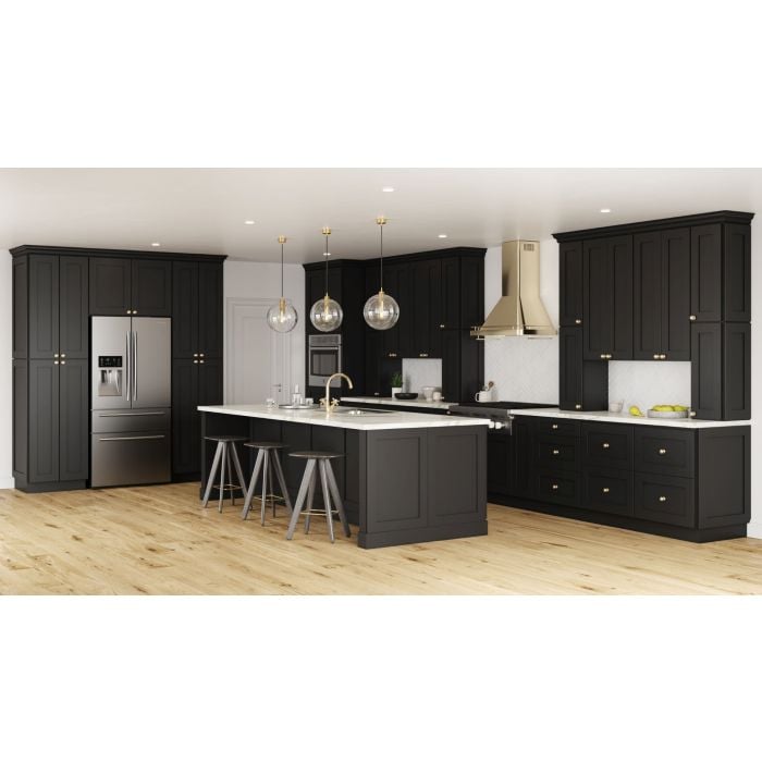 RTA Onyx Black Shaker Sample Door