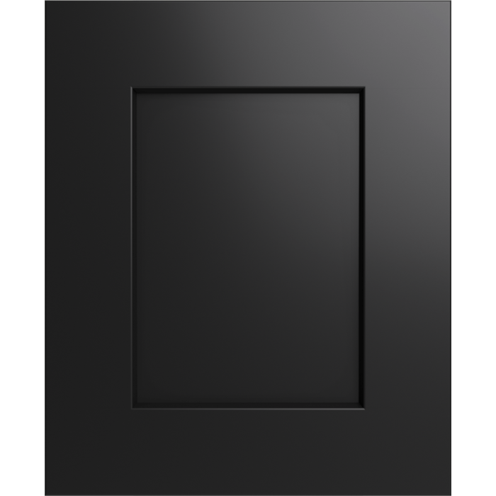 RTA Onyx Black Shaker Sample Door