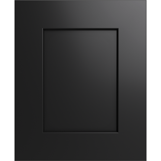 RTA Onyx Black Shaker Sample Door