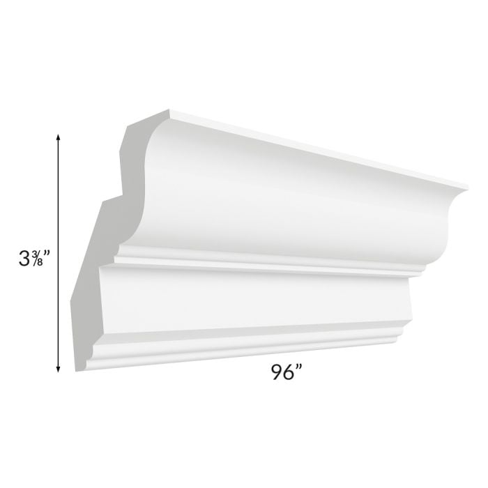 RTA Pearl White 8' Crown Molding – Kitchen Oasis