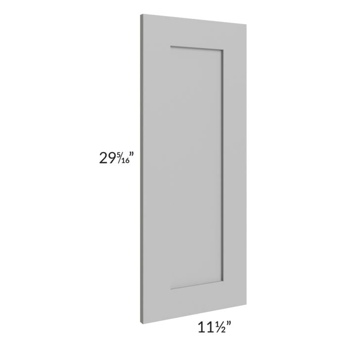 RTA Pewter Grey Shaker 12" x 30" End Decorative Door