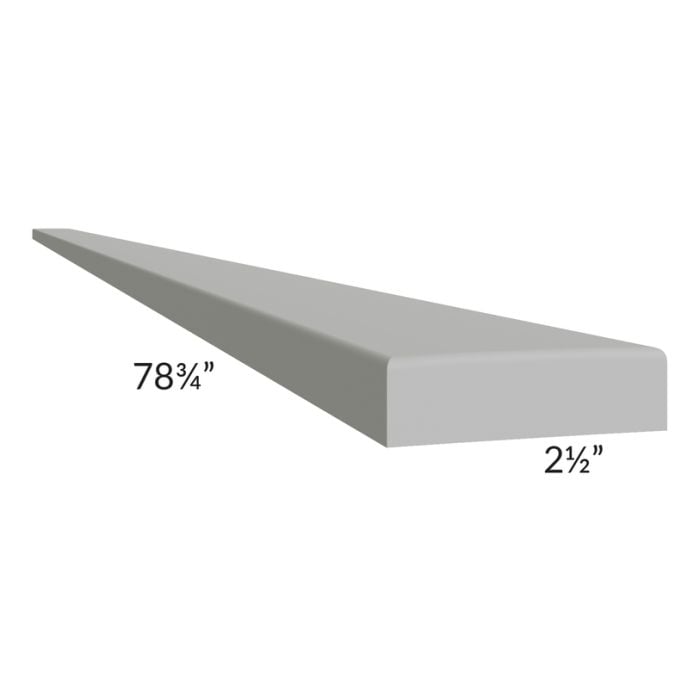 RTA Pewter Grey Shaker 3" x 84" Overlay Filler