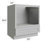 RTA Pewter Grey Shaker 30" Microwave Base Cabinet