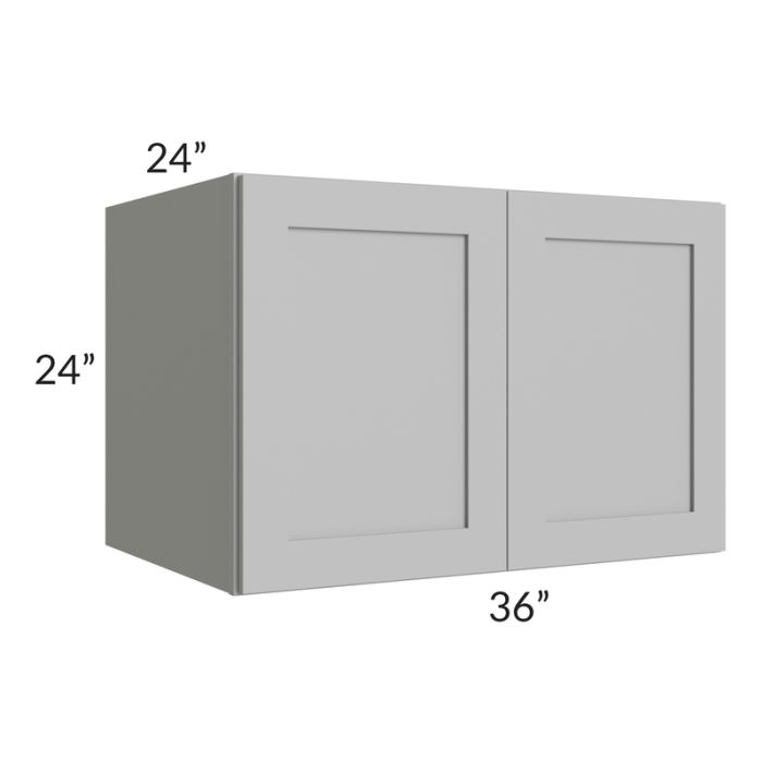 RTA Pewter Grey Shaker 36" x 24" x 24" Wall Cabinet