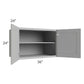 RTA Pewter Grey Shaker 36" x 24" x 24" Wall Cabinet
