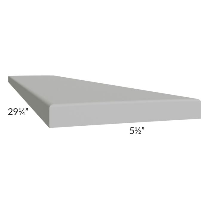 RTA Pewter Grey Shaker 6" x 30" Overlay Filler