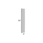RTA Pewter Grey Shaker 6" x 30" Wall Filler