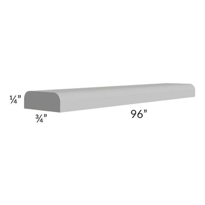 RTA Pewter Grey Shaker 96" Batten Molding - Cut Molding into a 5ft and 3 ft Section