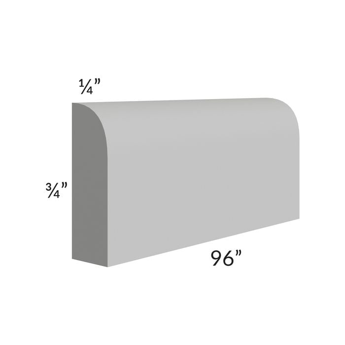 RTA Pewter Grey Shaker 96" Scribe Molding - Cut Molding into a 5ft and 3 ft Section