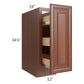 RTA Phoenix Caramel Glaze 12" Spice Base Cabinet with 1 Decorative End Panel