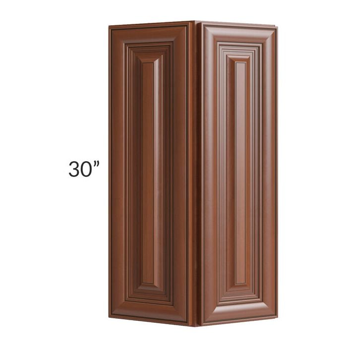 RTA Phoenix Caramel Glaze 12" x 30" Wall End Cabinet