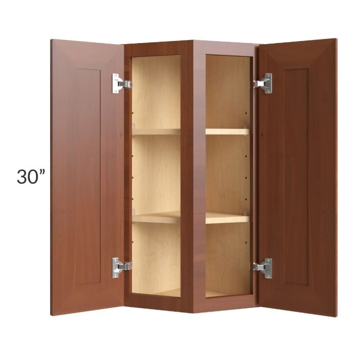 RTA Phoenix Caramel Glaze 12" x 30" Wall End Cabinet